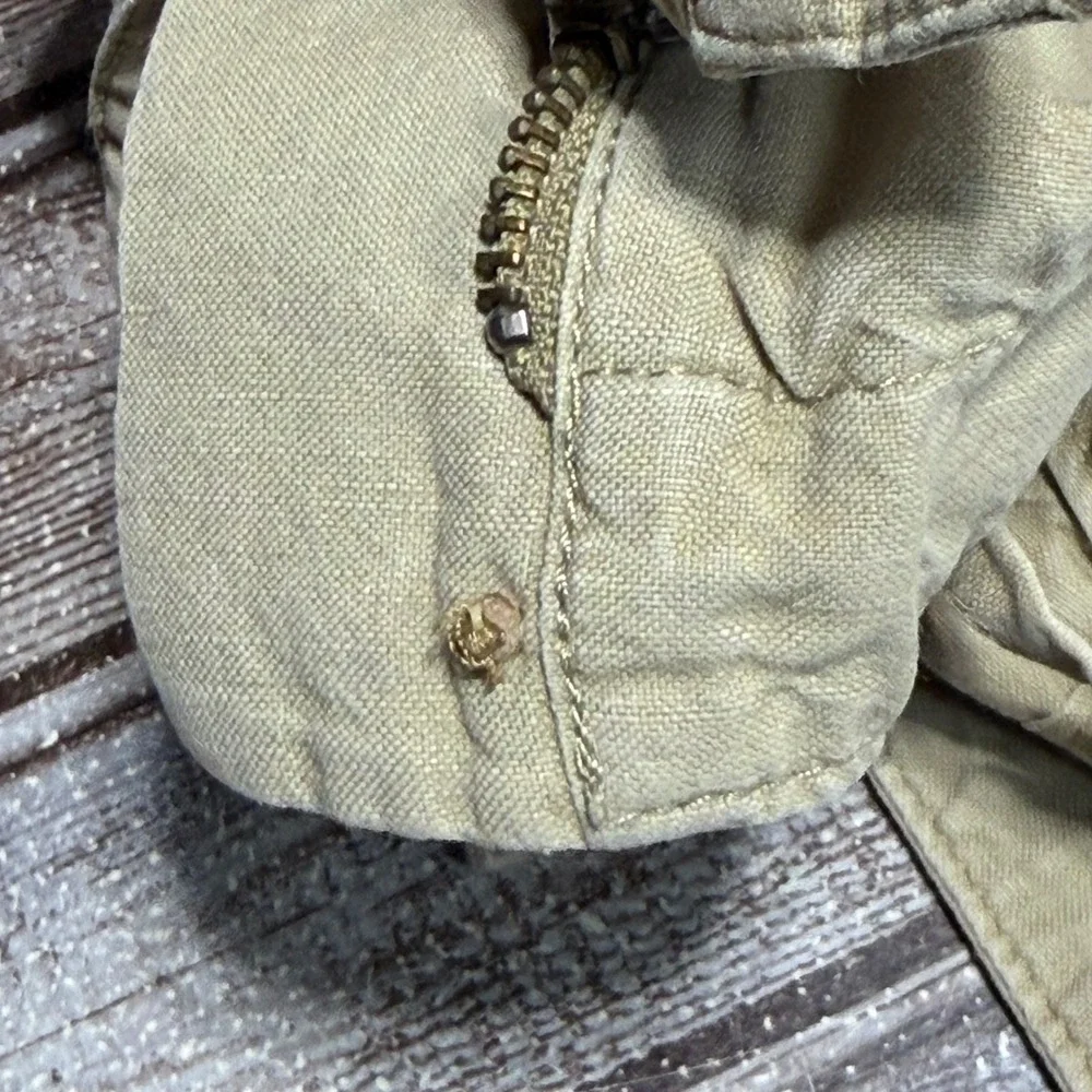 Banana Republic Heritage Pants Mens 30x30 Actual Tan Linen Straight Leg Casual